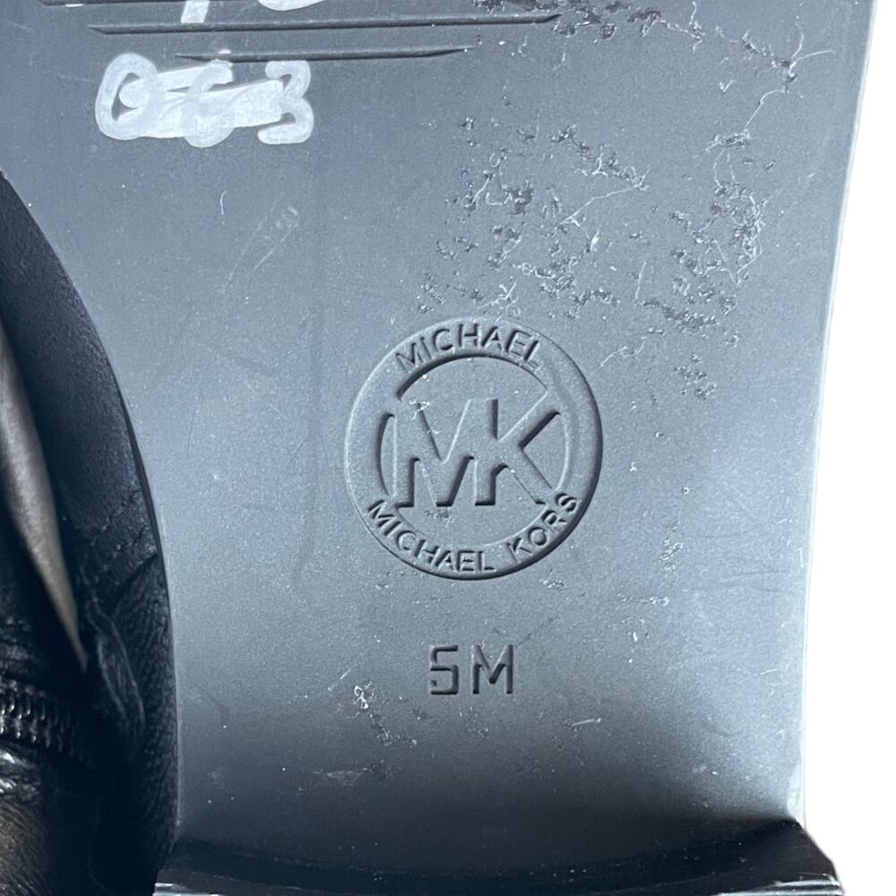 NWT Michael Kors Bromley Black OTK Riding Boots Women’s 5M - Picture 14 of 15